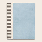 Light Blue Gray Lines Modern Minimal Abstract Artwork Notebook Gallery Image 4
