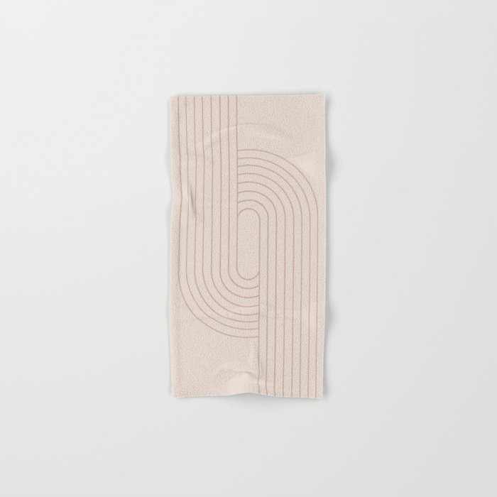 Oval Lines Abstract XXIX Bath Towel Gallery Image 1