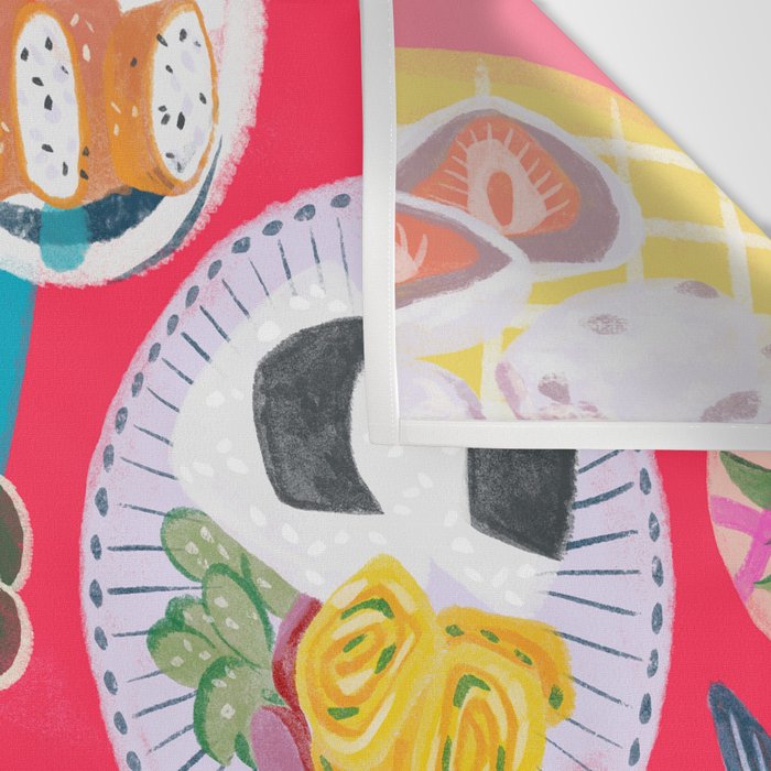 Japan Food Festival Wall Tapestry Gallery Image 3