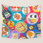 Japan Food Festival Wall Tapestry Gallery Image 4
