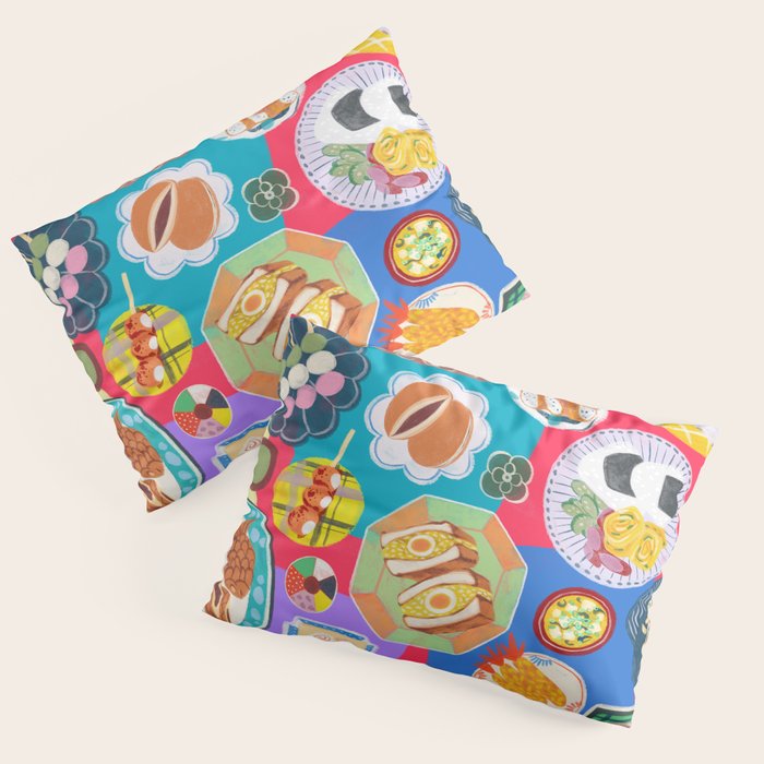 Japan Food Festival Pillow Sham Gallery Image 3