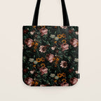 Night Roses Garden Tote Bag Gallery Image 1