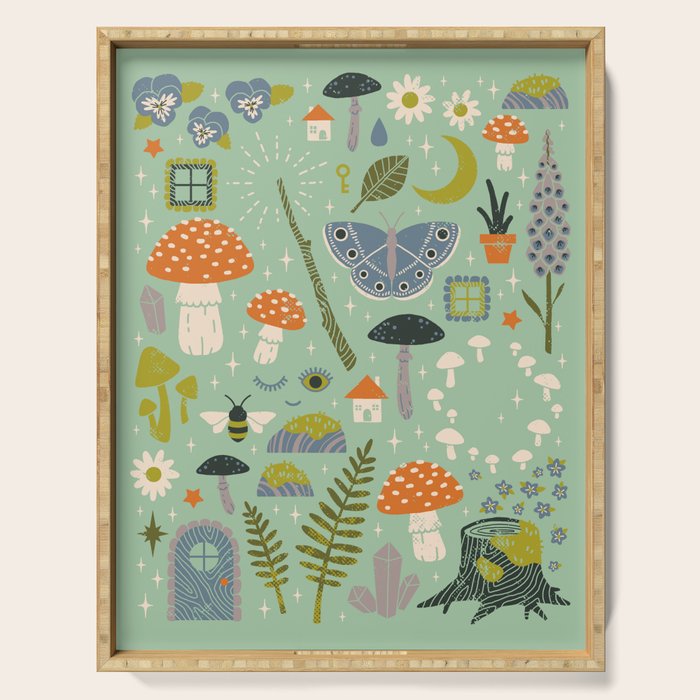 Fairy Garden Serving Tray Gallery Image 1