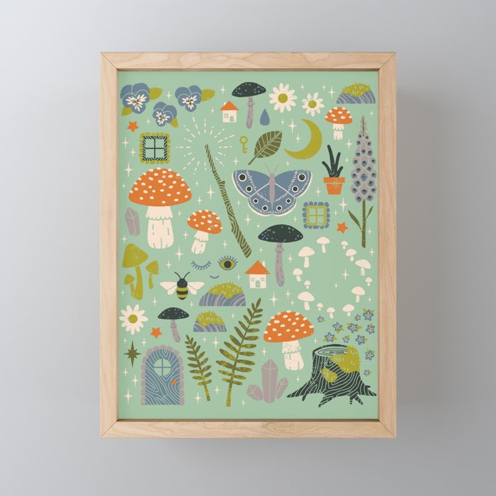 Fairy Garden Mini Art Print Gallery Image 1