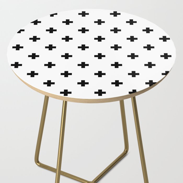 Swiss cross pattern Side Table Gallery Image 2