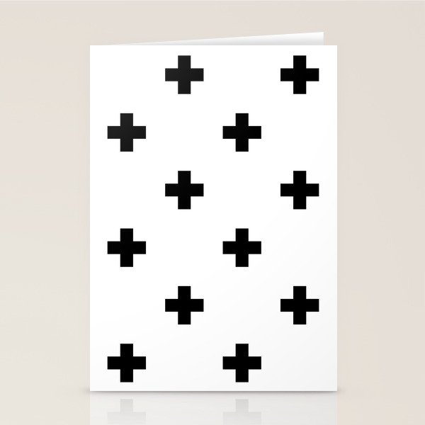 Swiss cross pattern Stationery Card Gallery Image 2