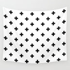 Swiss cross pattern Wall Tapestry Gallery Image 4