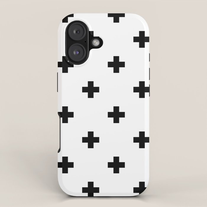 Swiss cross pattern iPhone Case Gallery Image 1