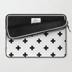 Swiss cross pattern Laptop Sleeve Gallery Image 2