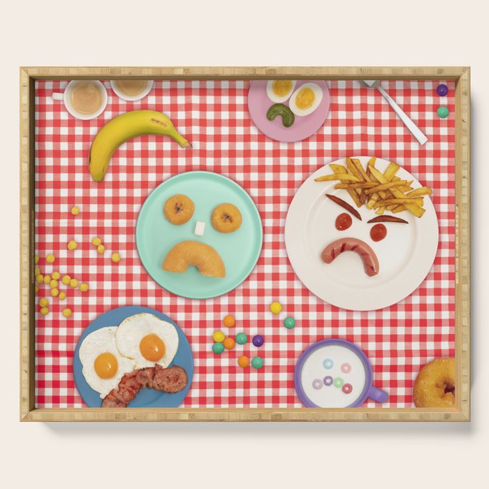 Moody breakfast :( Serving Tray Gallery Image 1