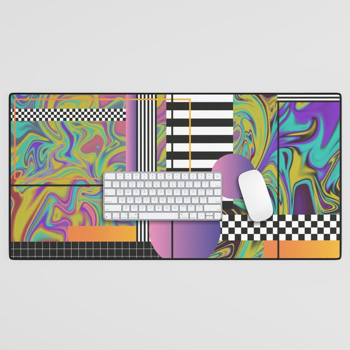Vaporwave glitch 1 - 80s / 90s Retro Desk Mat Gallery Image 1