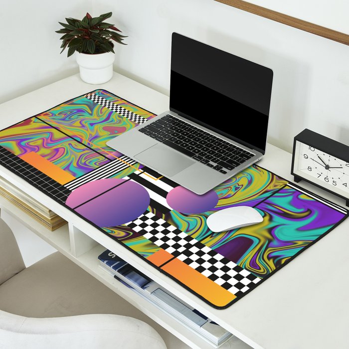 Vaporwave glitch 1 - 80s / 90s Retro Desk Mat Gallery Image 2