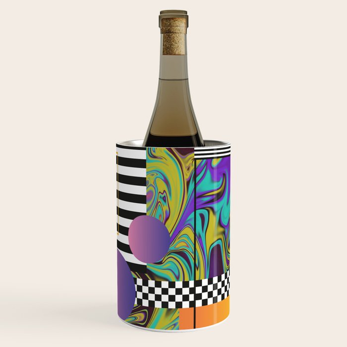 Vaporwave glitch 1 - 80s / 90s Retro Wine Chiller Gallery Image 3