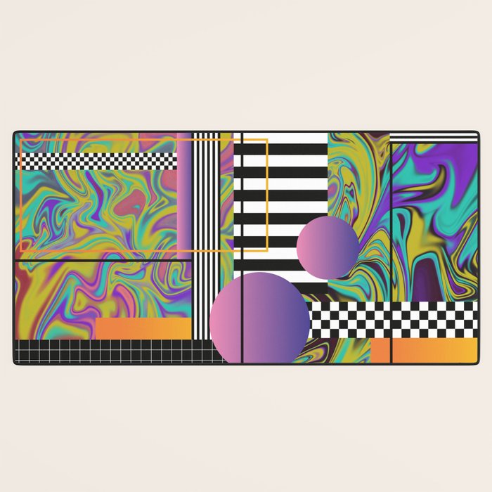 Vaporwave glitch 1 - 80s / 90s Retro Desk Mat Gallery Image 3