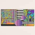 Vaporwave glitch 1 - 80s / 90s Retro Desk Mat Gallery Image 3