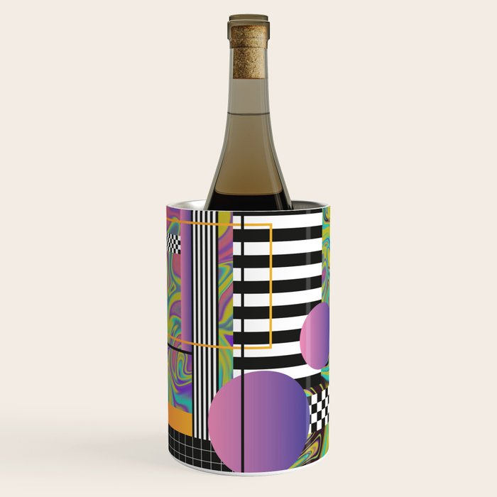 Vaporwave glitch 1 - 80s / 90s Retro Wine Chiller Gallery Image 1