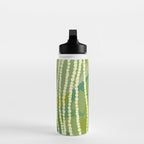 Pikake Lei strands over textured banana leaves Water Bottle Gallery Image 3