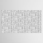 New York Hand Drawn Illustration Tablecloth Gallery Image 2