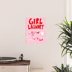 Girl Laundry - Pink and Red Poster Gallery Image 2