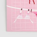 Girl Laundry - Pink and Red Poster Gallery Image 3