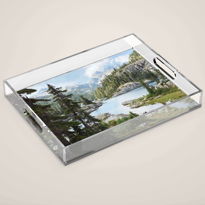 Summer in the Cascades Acrylic Tray Gallery Image 1