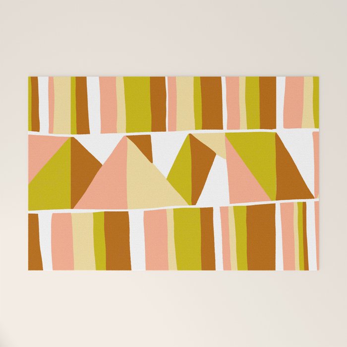 Sunwoven, sand and sage Welcome Mat Gallery Image 1