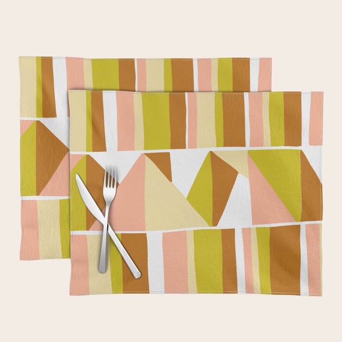 Sunwoven, sand and sage Placemat Gallery Image 1