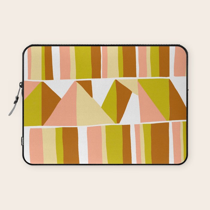 Sunwoven, sand and sage Laptop Sleeve Gallery Image 1