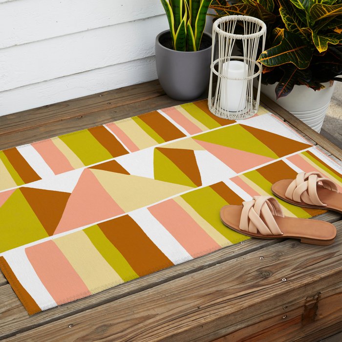 Sunwoven, sand and sage Outdoor Rug Gallery Image 2
