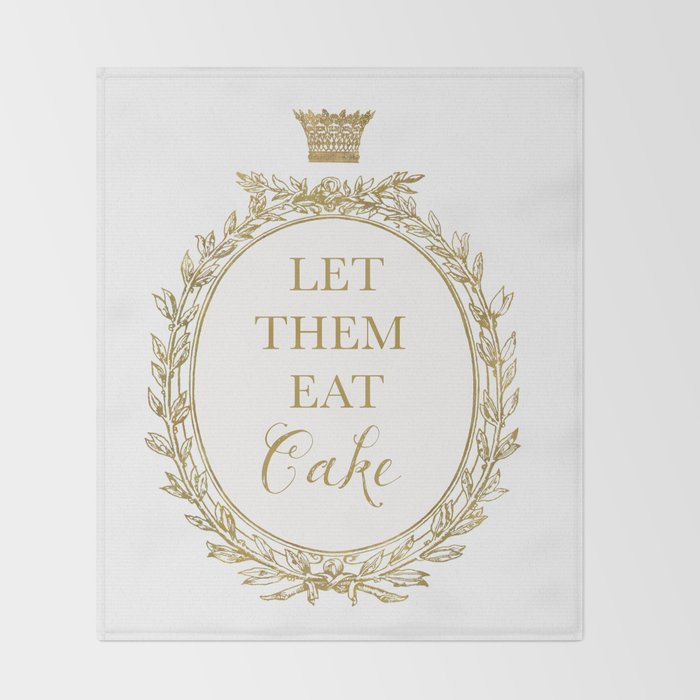 Let them eat cake Throw Blanket Gallery Image 2