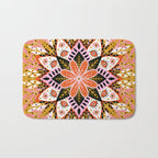 Pepper Mandala - Marigold Palette Bath Mat Gallery Image 1