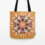 Pepper Mandala - Marigold Palette Tote Bag Gallery Image 1