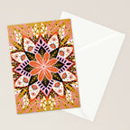 Pepper Mandala - Marigold Palette Stationery Card Gallery Image 2