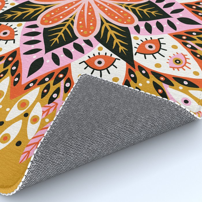 Pepper Mandala - Marigold Palette Rug Gallery Image 4
