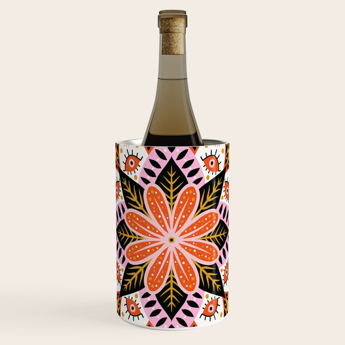 Pepper Mandala - Marigold Palette Wine Chiller Gallery Image 1