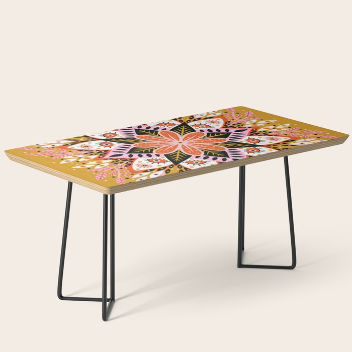 Pepper Mandala - Marigold Palette Coffee Table Gallery Image 1