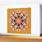 Pepper Mandala - Marigold Palette Wall Mural Gallery Image 2