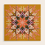 Pepper Mandala - Marigold Palette Wood Wall Art Gallery Image 1