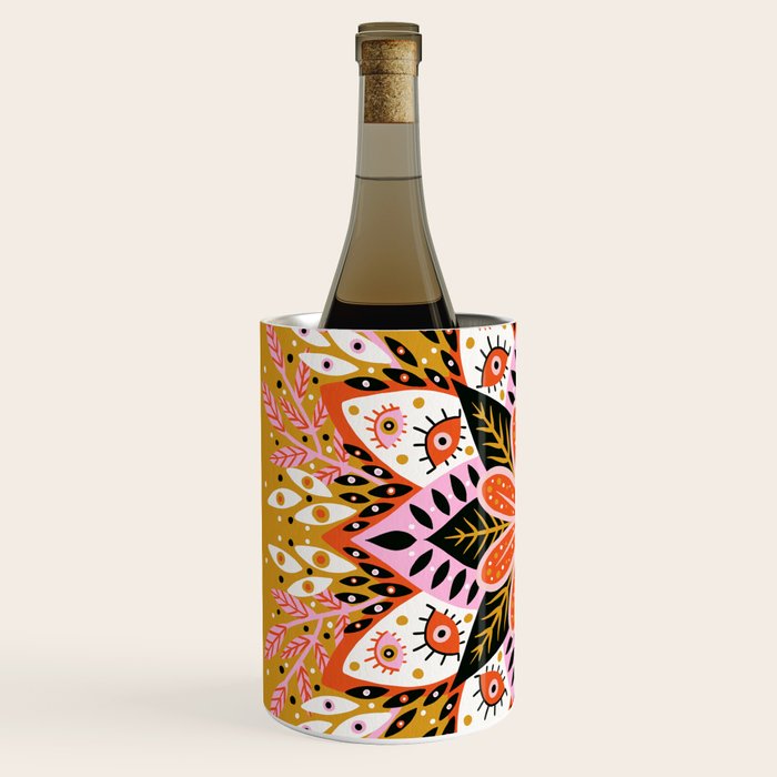 Pepper Mandala - Marigold Palette Wine Chiller Gallery Image 2