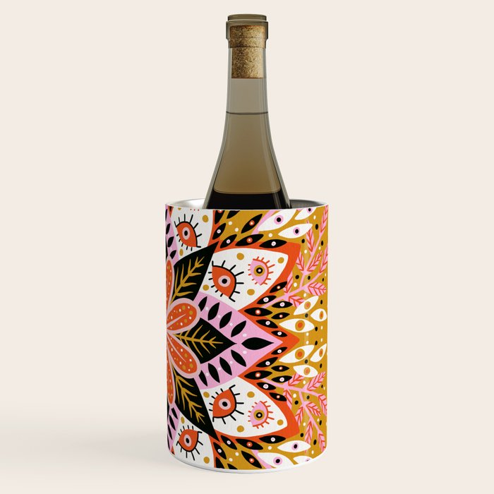 Pepper Mandala - Marigold Palette Wine Chiller Gallery Image 3