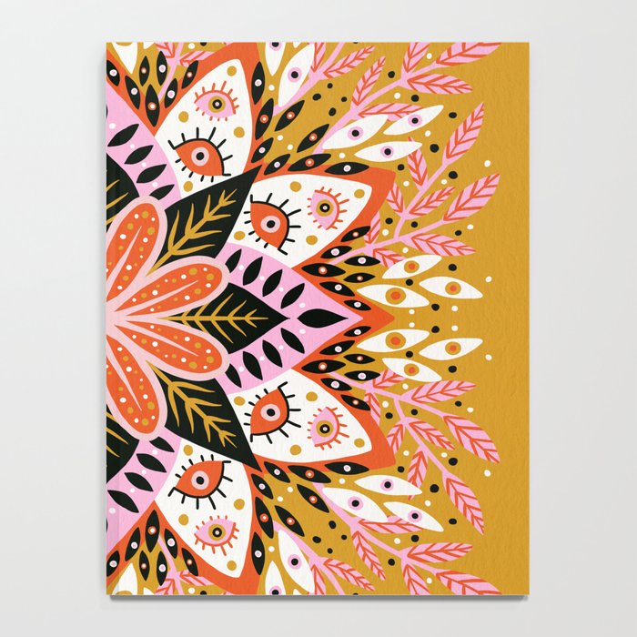 Pepper Mandala - Marigold Palette Notebook Gallery Image 4