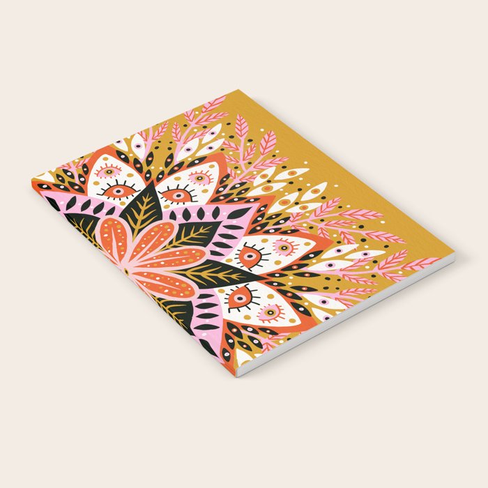 Pepper Mandala - Marigold Palette Notebook Gallery Image 2
