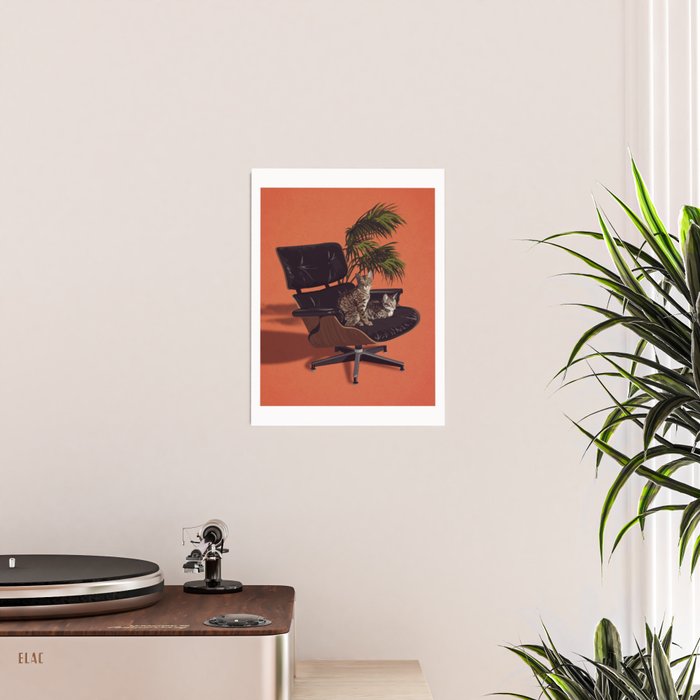 Cats on Chairs Deluxe Collection - Savannahs Poster Gallery Image 2