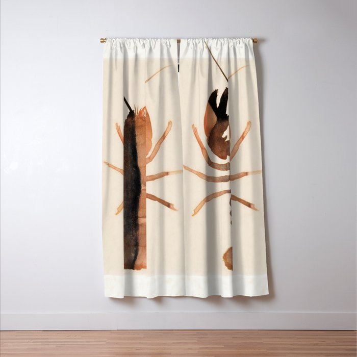 Lobster 7 Window Curtain Gallery Image 3