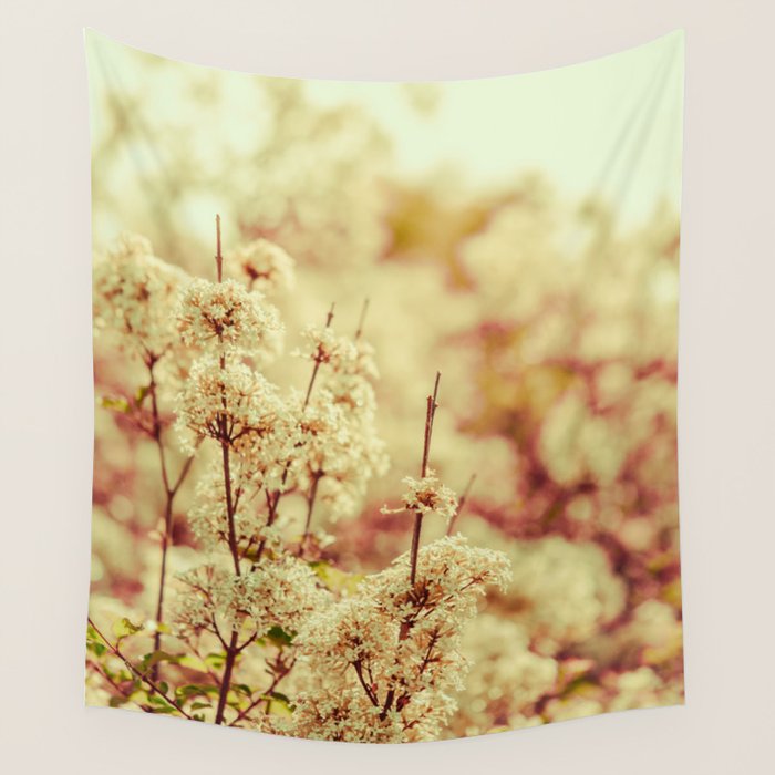 Hush My Love - Blush Lilac Wall Tapestry Gallery Image 4