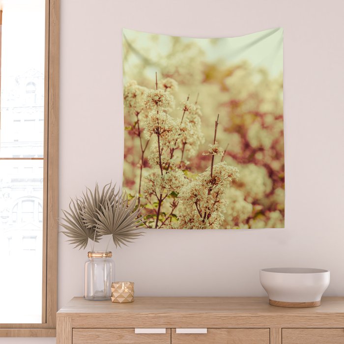 Hush My Love - Blush Lilac Wall Tapestry Gallery Image 2