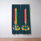 Little rainbow flower Window Curtain Gallery Image 3
