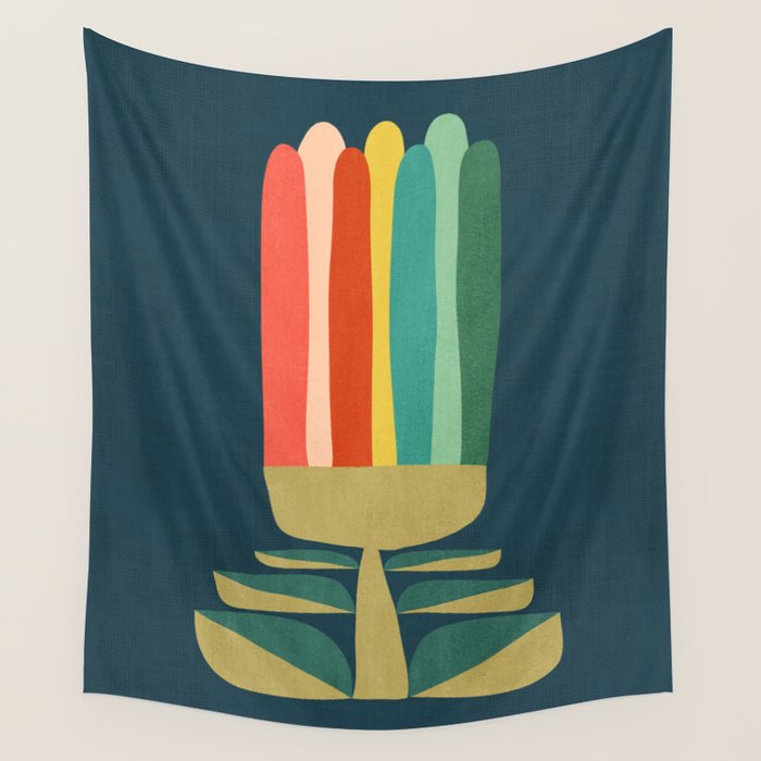 Little rainbow flower Wall Tapestry Gallery Image 4