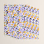 Colorful birds in garden flowers YL Wrapping Paper Gallery Image 3