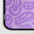 Pastel Purple Dripping Smiley Laptop Sleeve Gallery Image 3